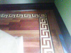 hardwood floors custom borders