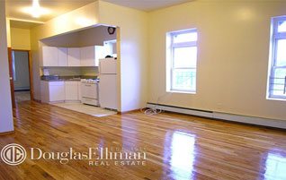 hardwood floors in apartment