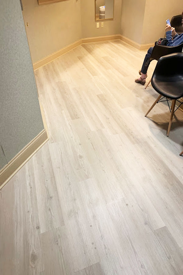 Wood floor installation