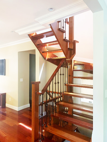 Wood stairs refinishing Freeport NY